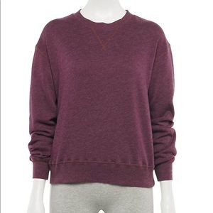 NWT So Lounge Life Crew Sweatshirt Small